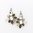 EARRING 1661 WHITE AND GRAY