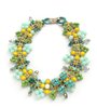 NECKLACE 2673 GREEN AND YELLOW