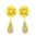 EARRING 3345 YELLOW WITH CLIP