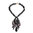 NECKLACE 3158 BLACK AND FUXIA