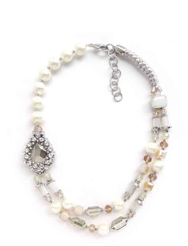 NECKLACE 2645 WHITE PEARL