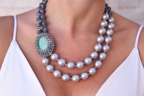 NECKLACE 2644 PEARL GRAY