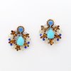 EARRING 1691 BRONZE AND TURQUOISE