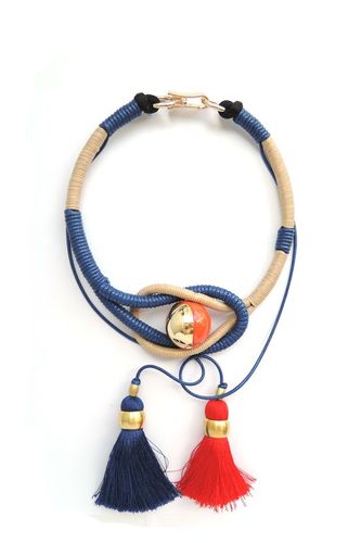 NECKLACE 3311 RED AND BLUE