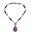NECKLACE 4343 BLACK AND PURPLE