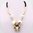 NECKLACE 2471 WHITE AND GOLD